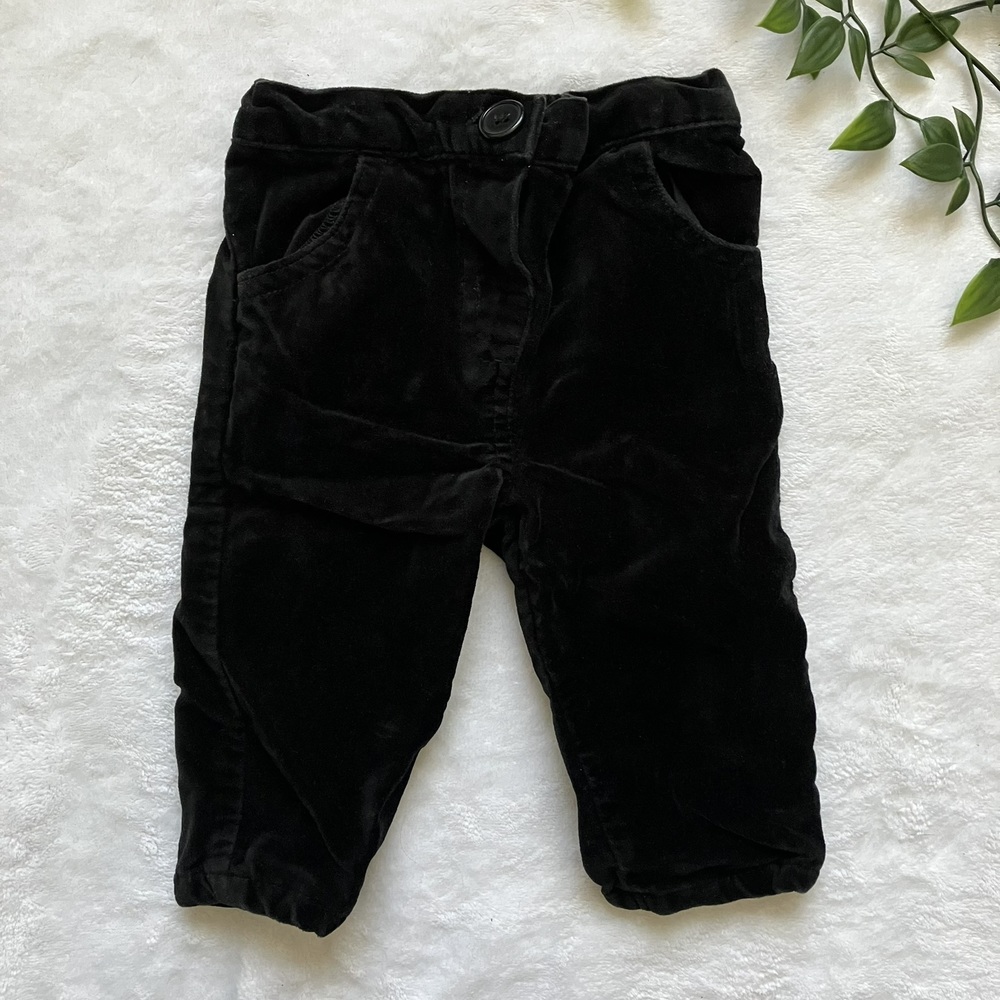 Carter’s Black Velvet Pants 6M Baby Dress Pants